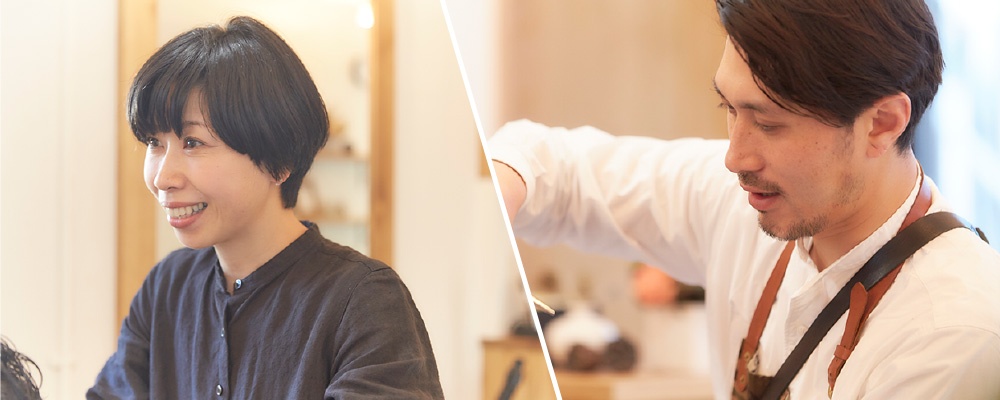 Photo:夫婦ふたりでやっている小さなサロンです